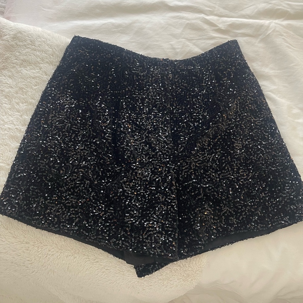 Zara Sequin Shorts